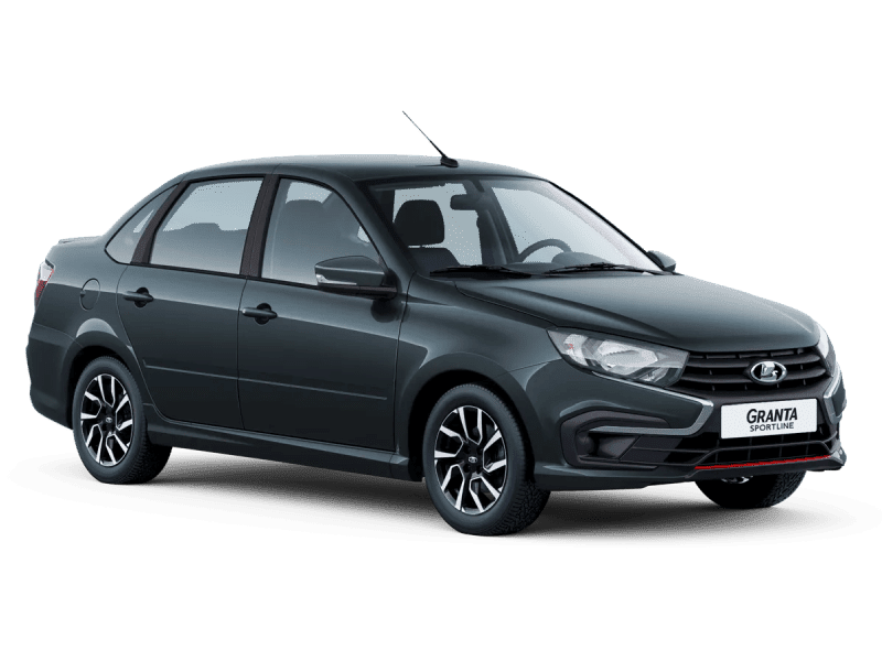 Купить Lada Granta Sportline в Перми - СЕРЕБРИСТО-ТЕМНО-СЕРЫЙ "БОРНЕО" (633) - МЕТАЛЛИК