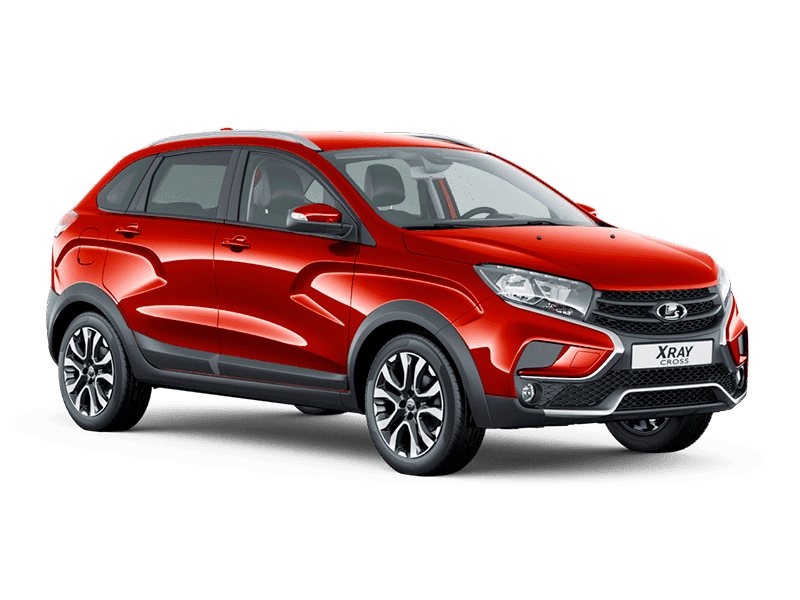 Купить Lada Xray Cross в Перми - Красный "Красный сплав" (136) - металлик