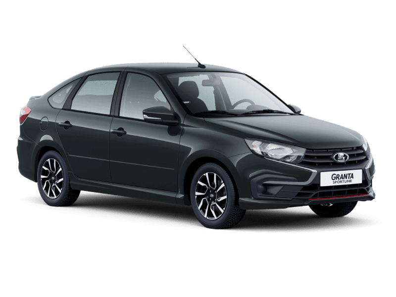 Купить Lada Granta Sportline Лифтбек в Перми - СЕРЕБРИСТО-ТЕМНО-СЕРЫЙ "БОРНЕО" (633) - МЕТАЛЛИК